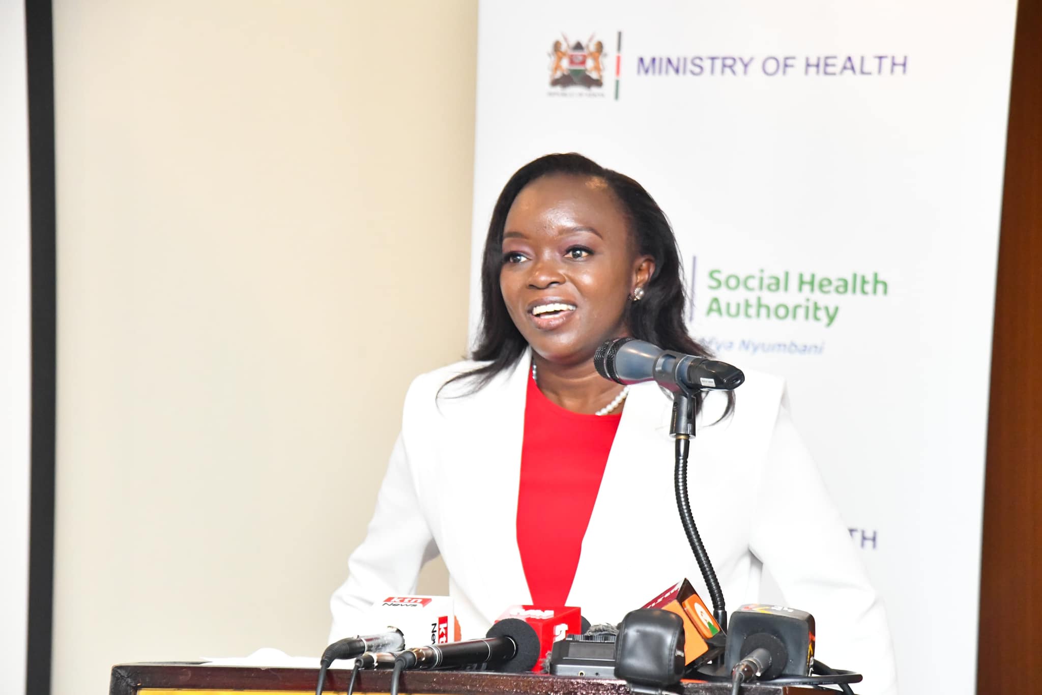 Health Cabinet Secretary (CS) Dr. Deborah Barasa.