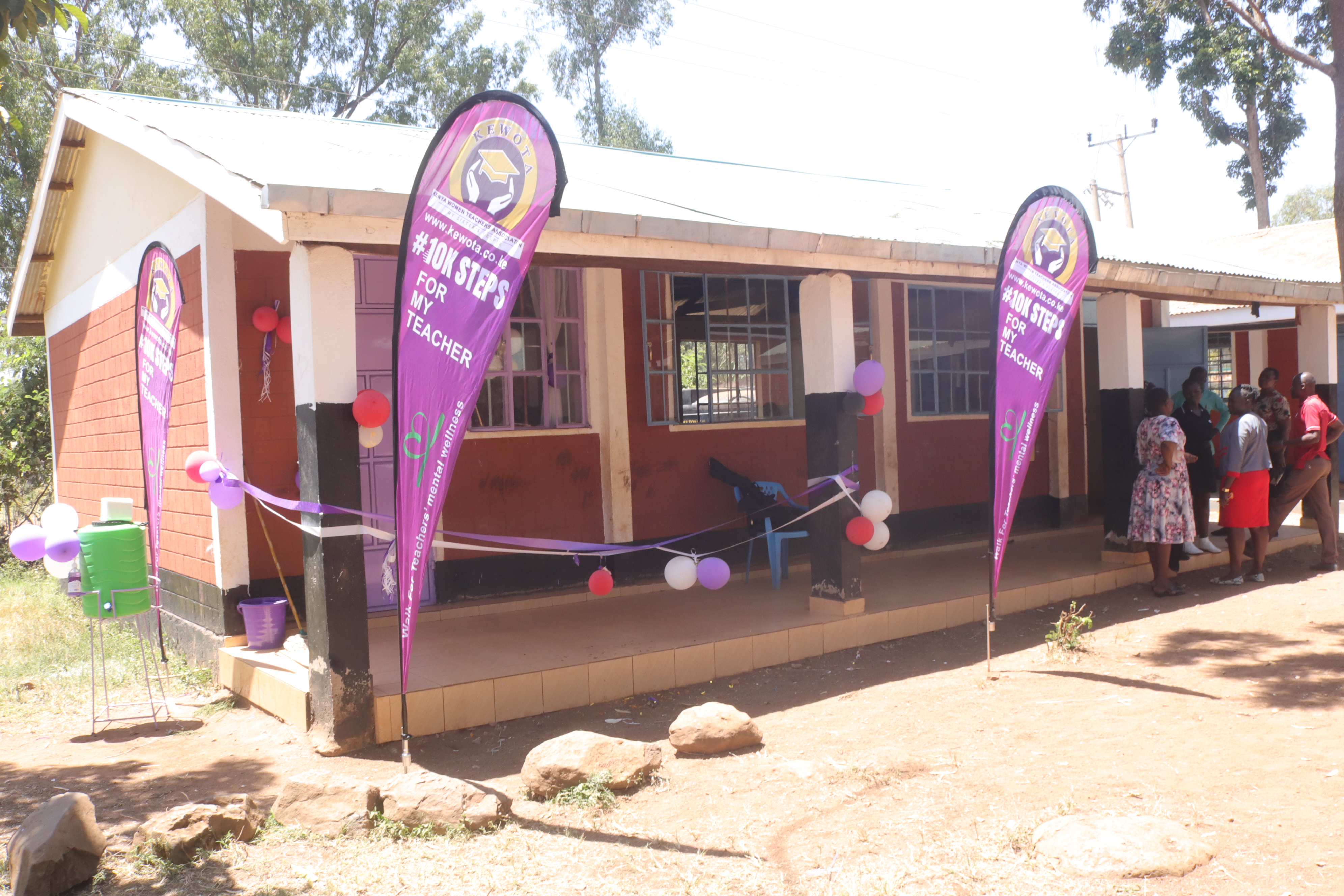 A furnished lactation room in Ndhiwa Comprehensive School  funded by Kenya Women Teachers Association (KEWOTA)  to allow teachers to breastfeed their babies in their free  time at school. Photo/Sitna Oma
