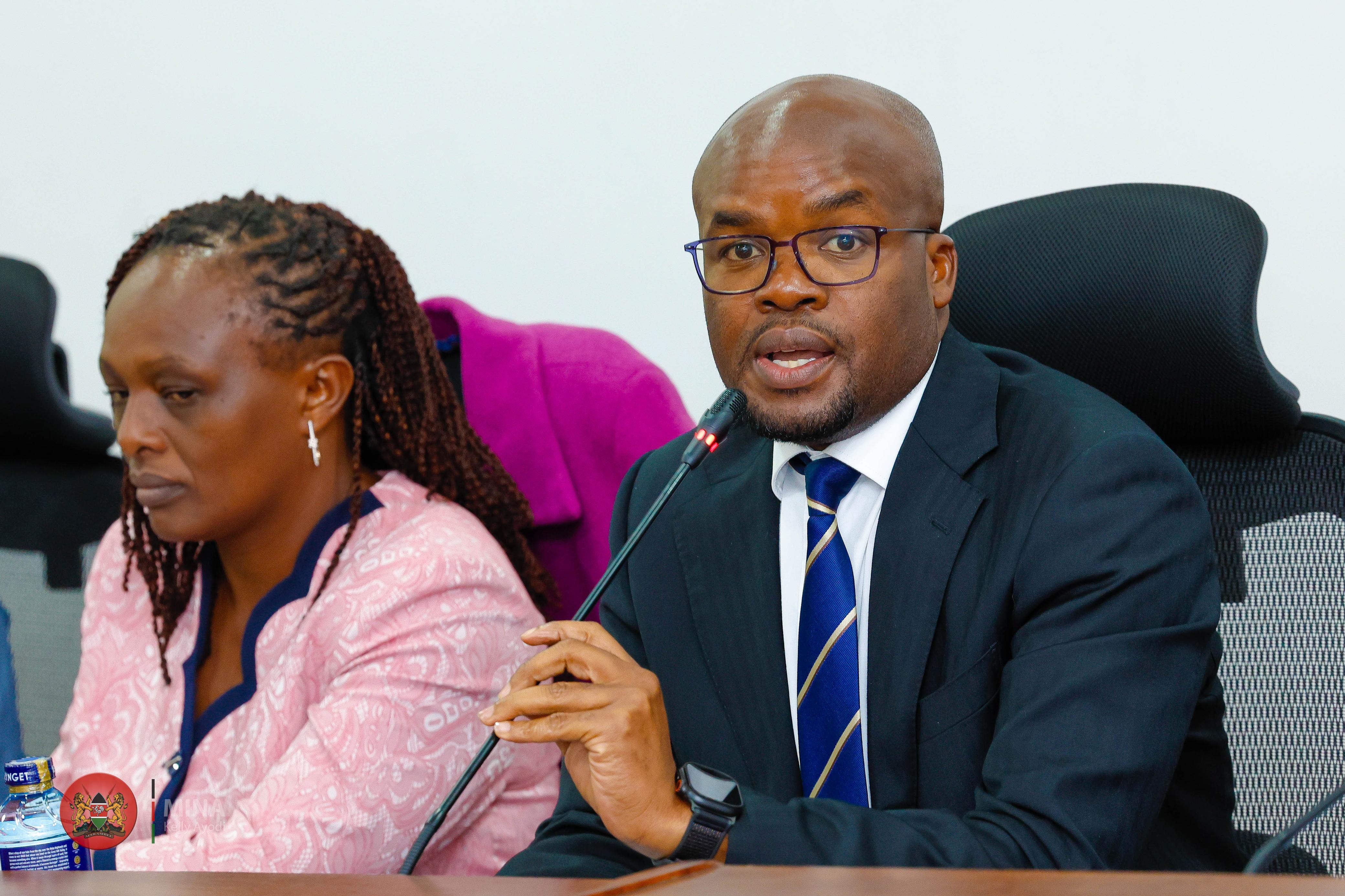 Internal Security and National Administration Principal Secretary Dr. Raymond Omollo.