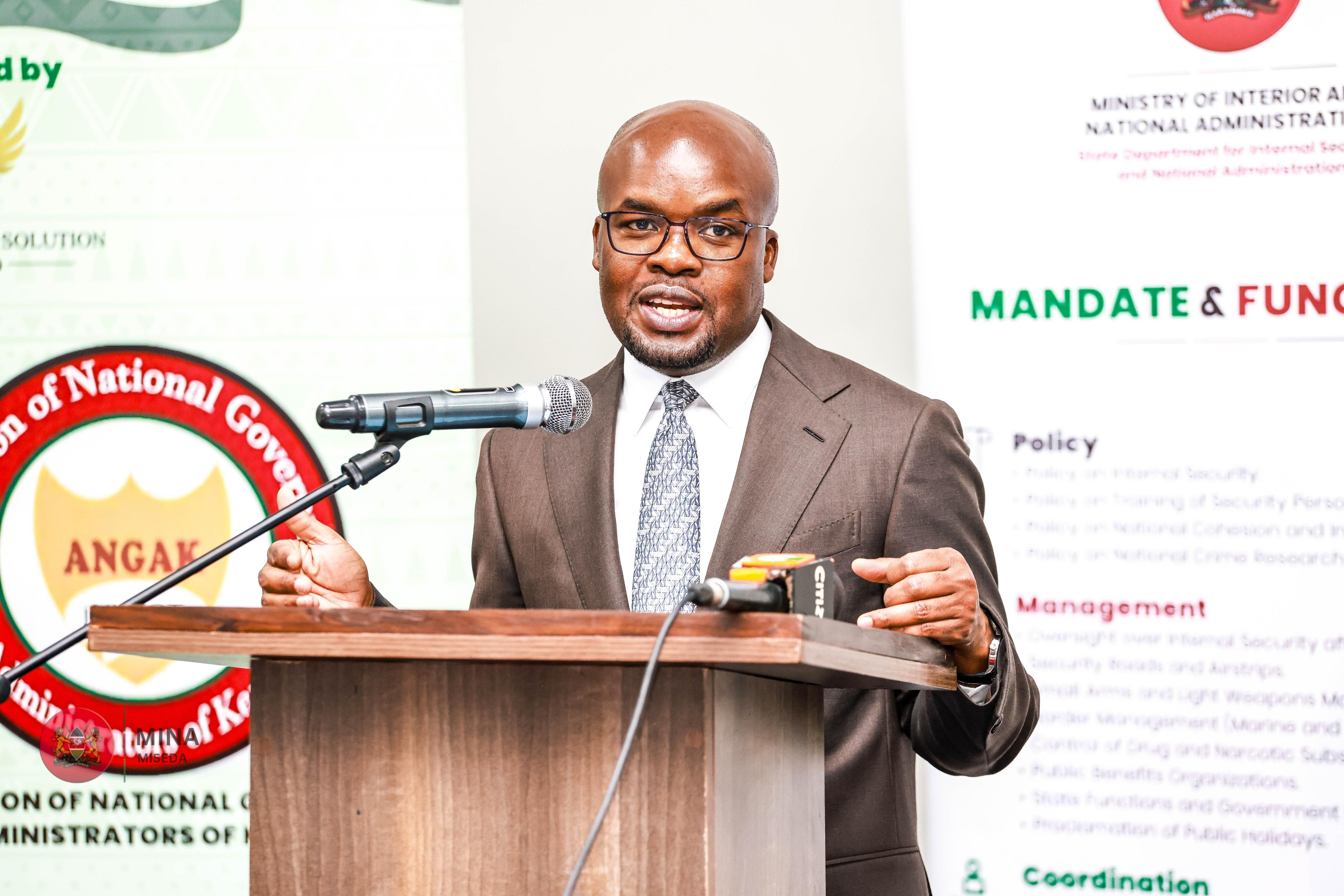 RAYMOND OMOLLO- PS for Internal Security and National Administration