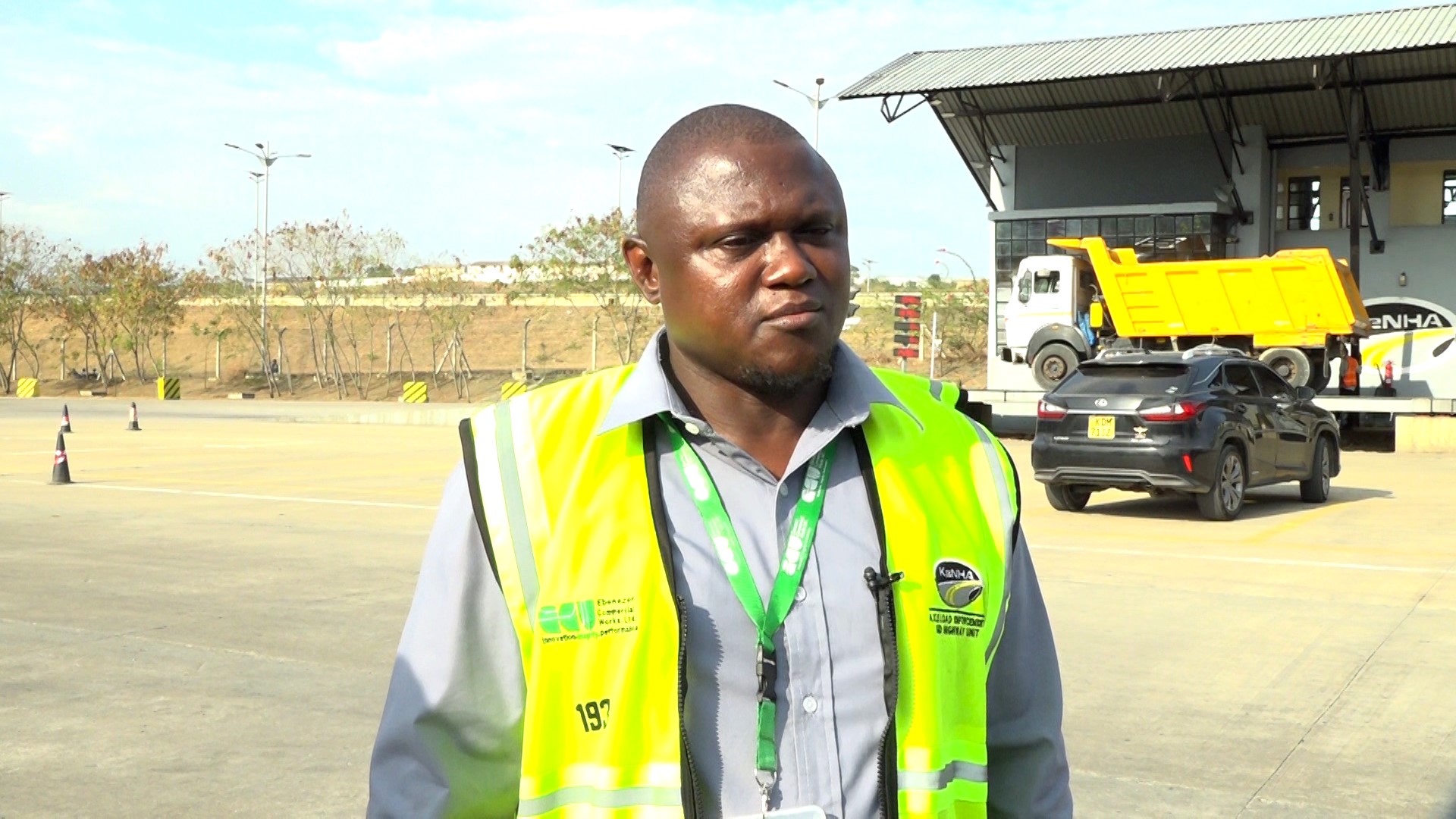  Victor Kithome, Manager of the Mariakani, Mtwapa and Dongo Kundu weighbridges and the adjacent 1,466-kilometre road network.