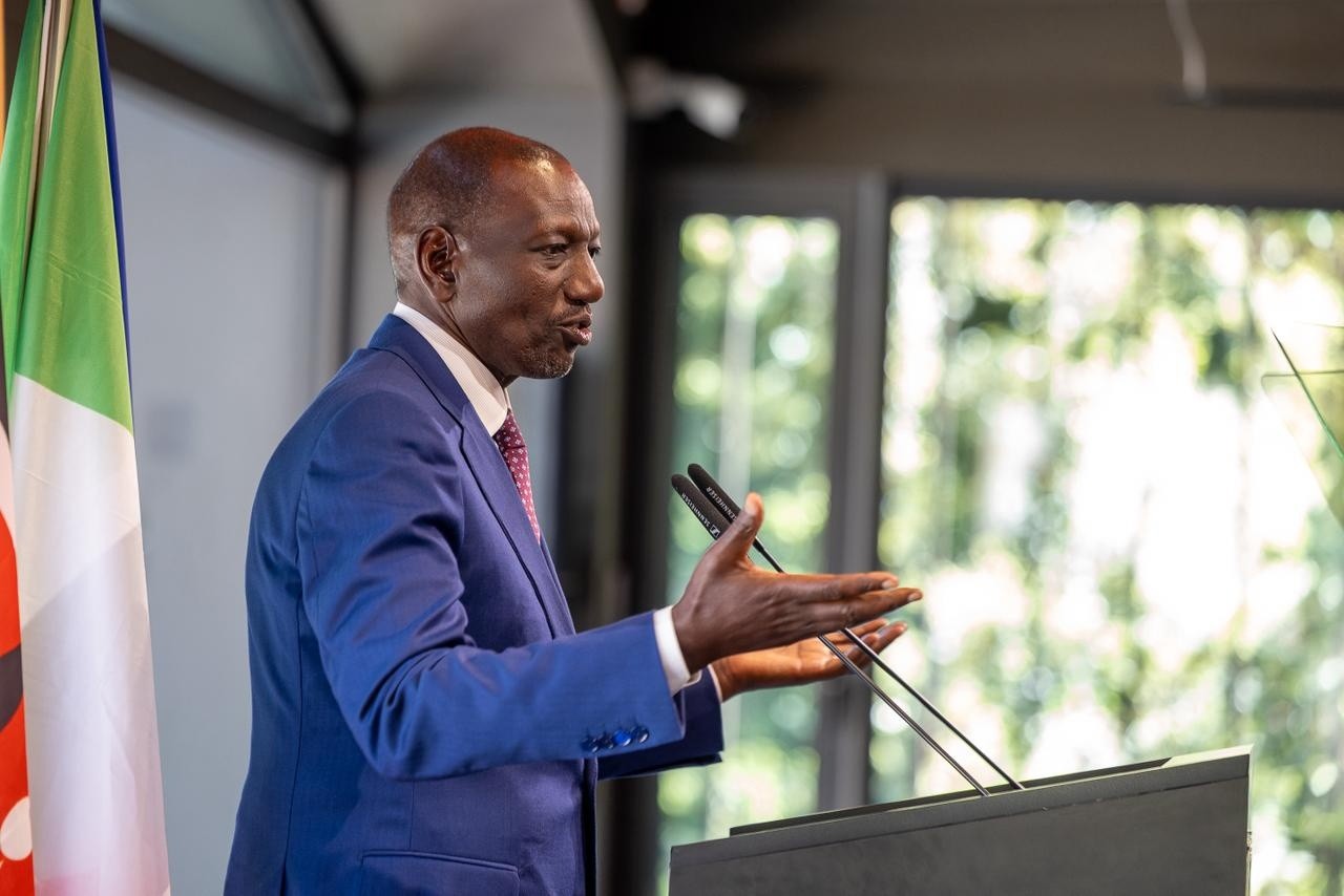 President William Ruto during the Public Lecture at Luiss University, Rome, Italy.