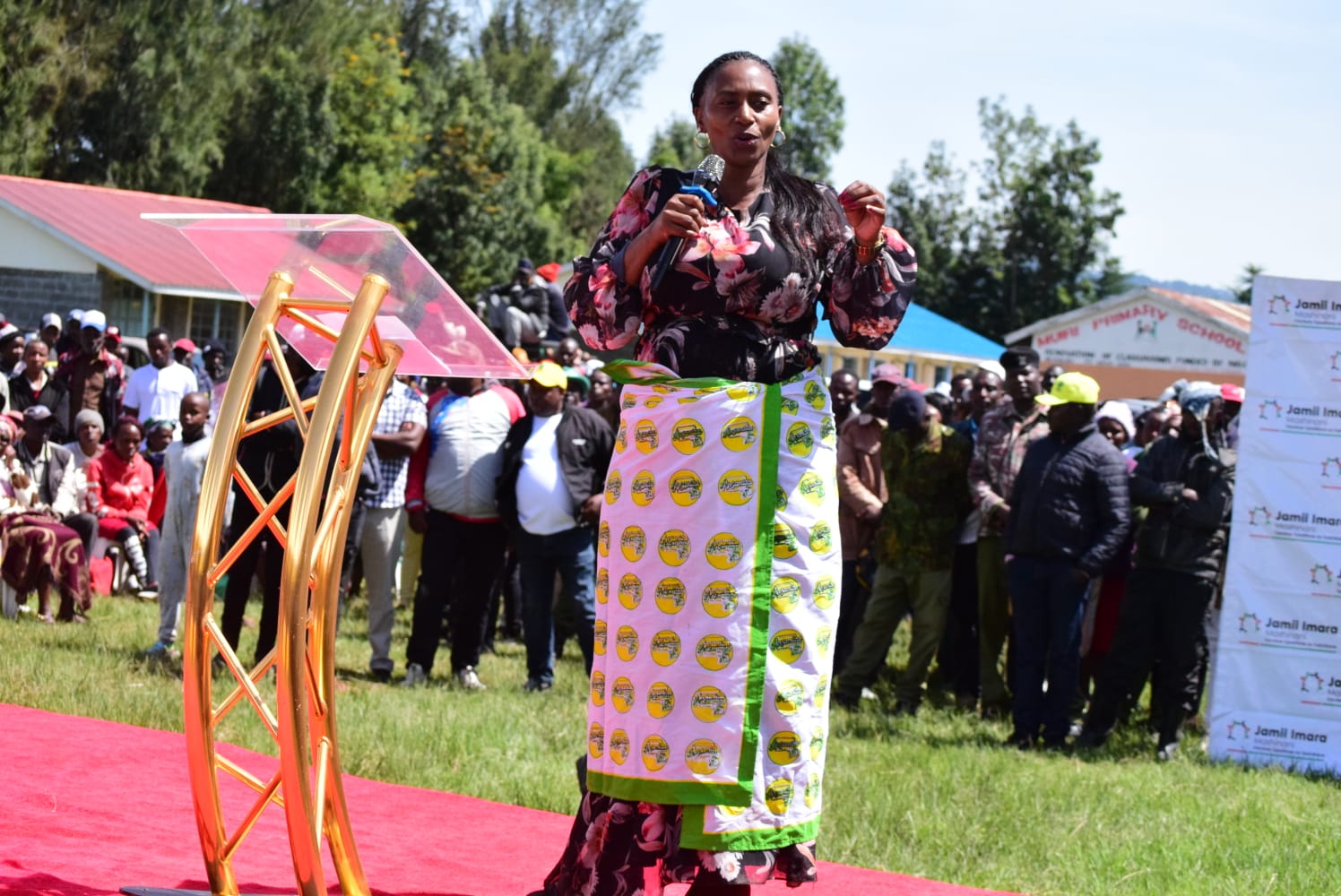 Mary Muthoni, Principal Secretary for Public Health and Professional Standards; Festus K. Ng’eno, Principal Secretary for Environment and Climate Change; Neema Rusibamayila Kimambo, WHO Acting Country Representative; John Kariuki, Chairperson of the Kenya National Public Health Institute Board; Kamene Kimenye, Acting Director-General of the Kenya National Public Health Institute; alongside representatives from Africa CDC, development partners, and stakeholders from national and county governments.