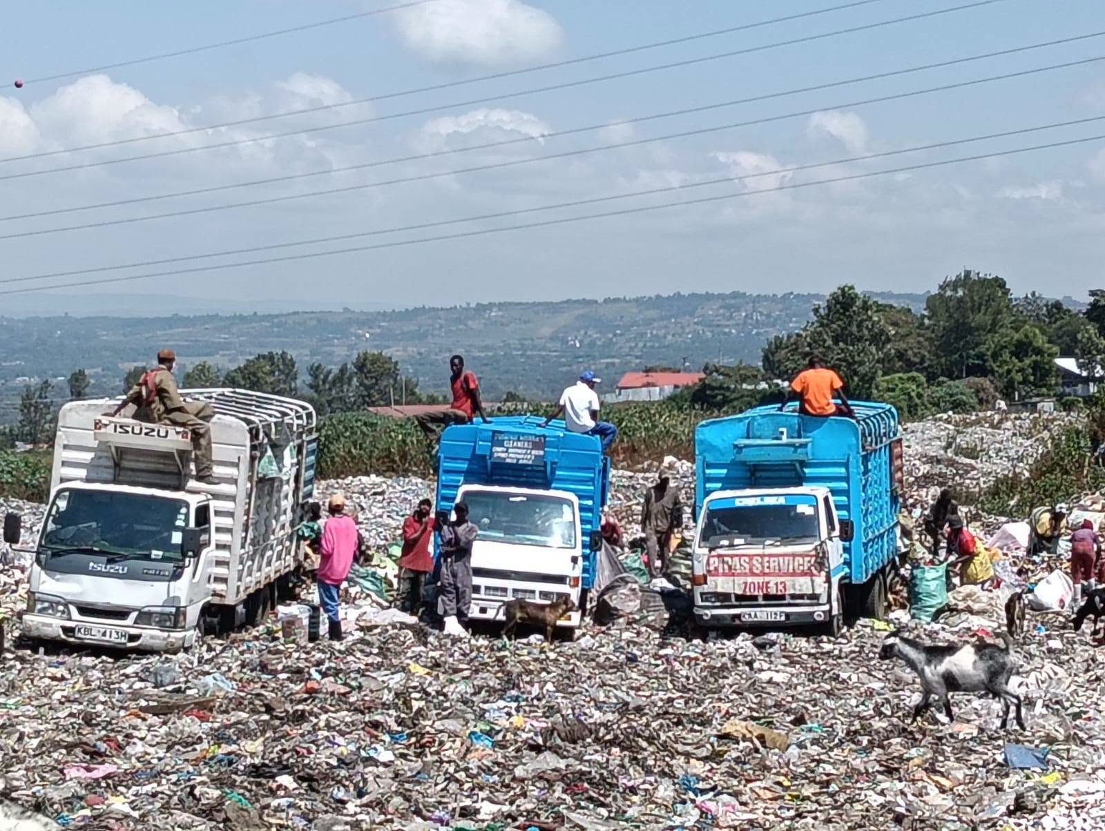 Giotto Dumpsite, where the Nakuru County Government is set to establish a modern Material Recovery Center (MRC). PHOTO BY MUTUMA