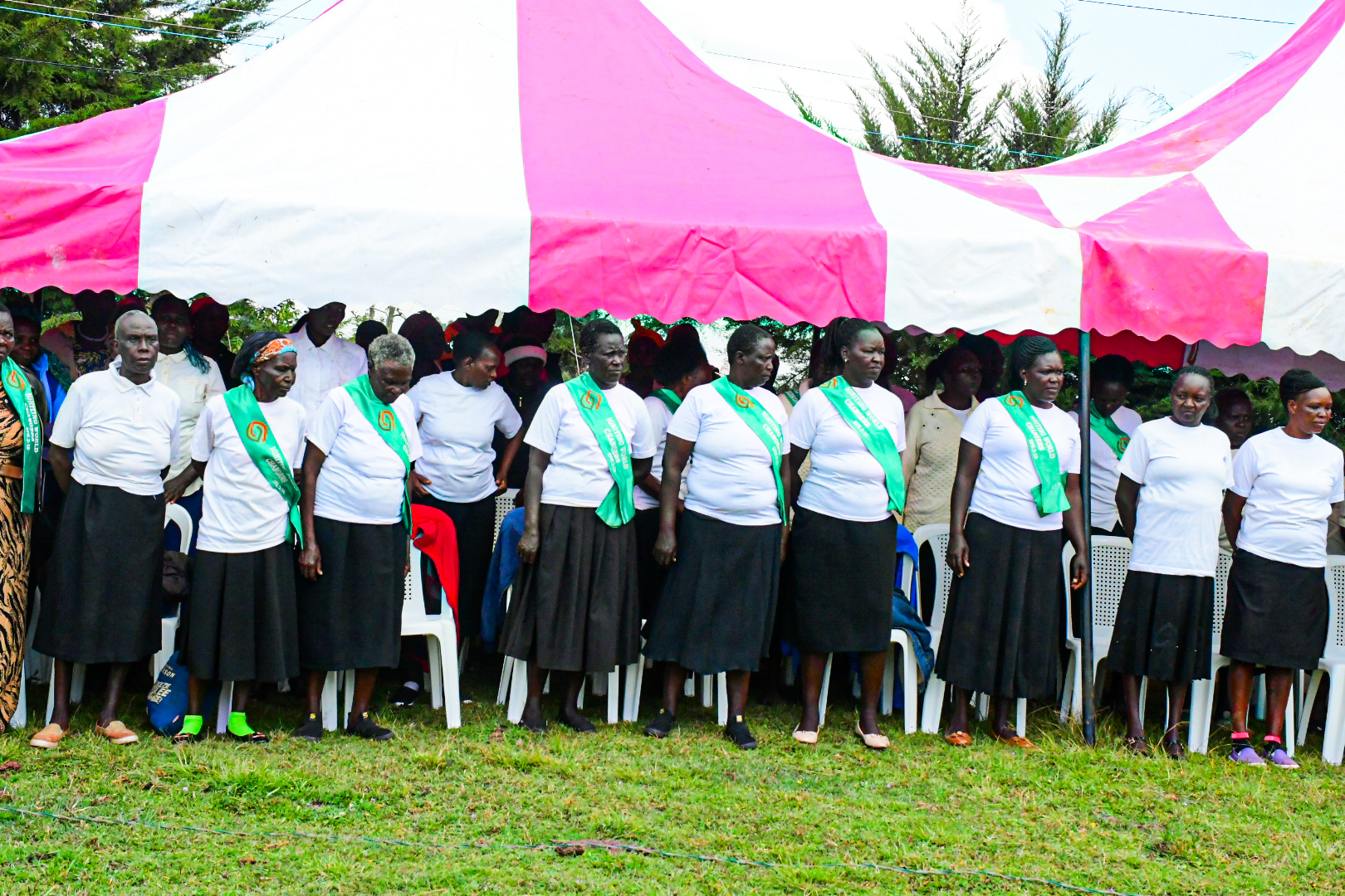 Members of the Women of Change who are former brewers of illegalliquor during the International Day Against Drug Abuse and Illicit Trafficking celebrations at Metkei location in Keiyo South Sub-County