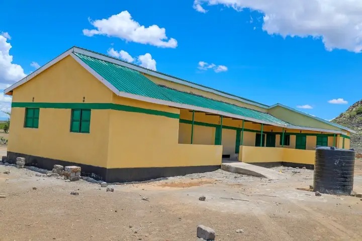 A picture of the new Level 2 hospital opened in Suguta. PHOTOS: PETER GITONGA