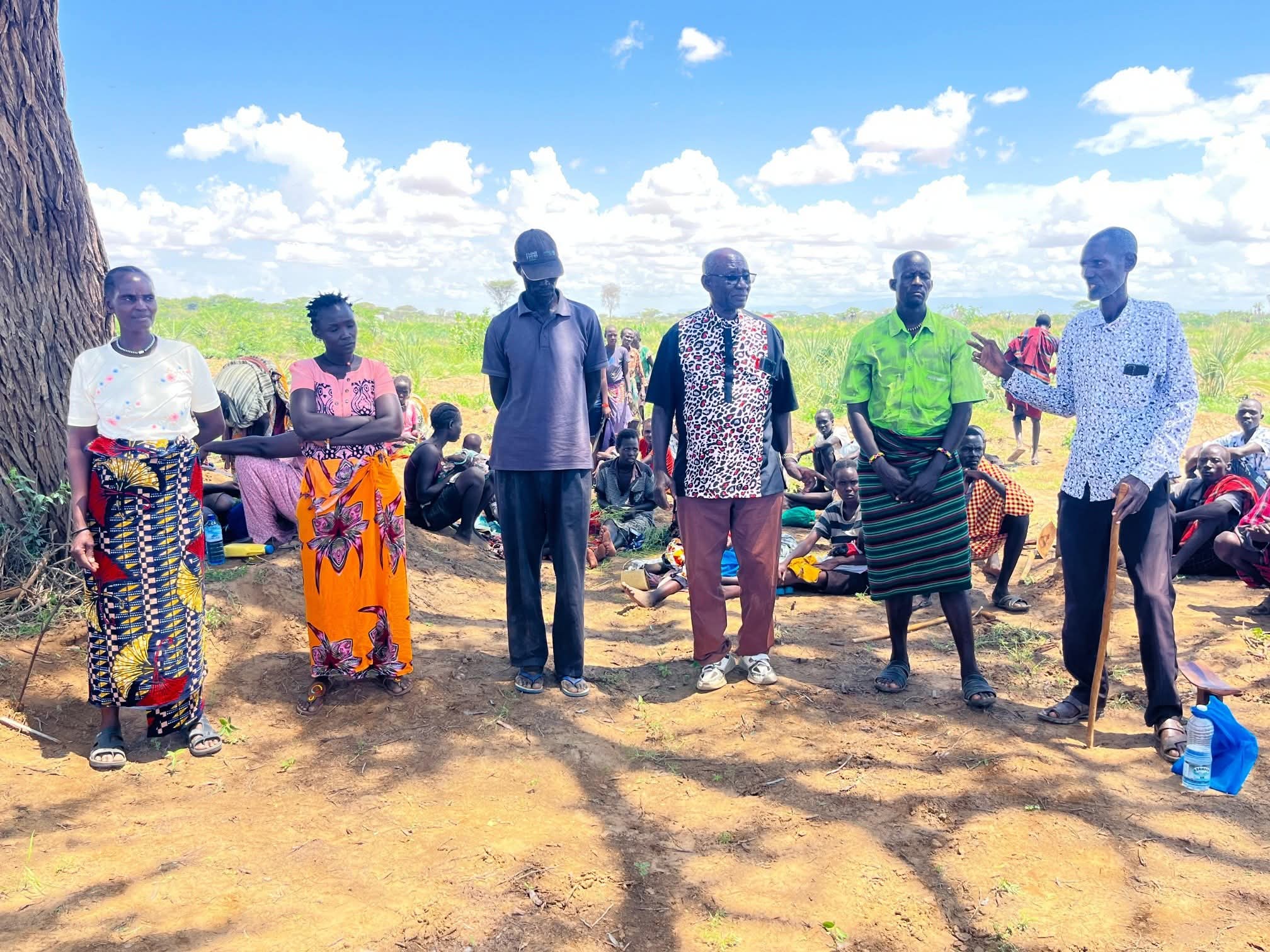 Farmers at Lokipetot and Naurenpuu villages in Turkana Central who have received 53 acres of land on Thursday in a deliberate move to enhance food self-sufficiency.