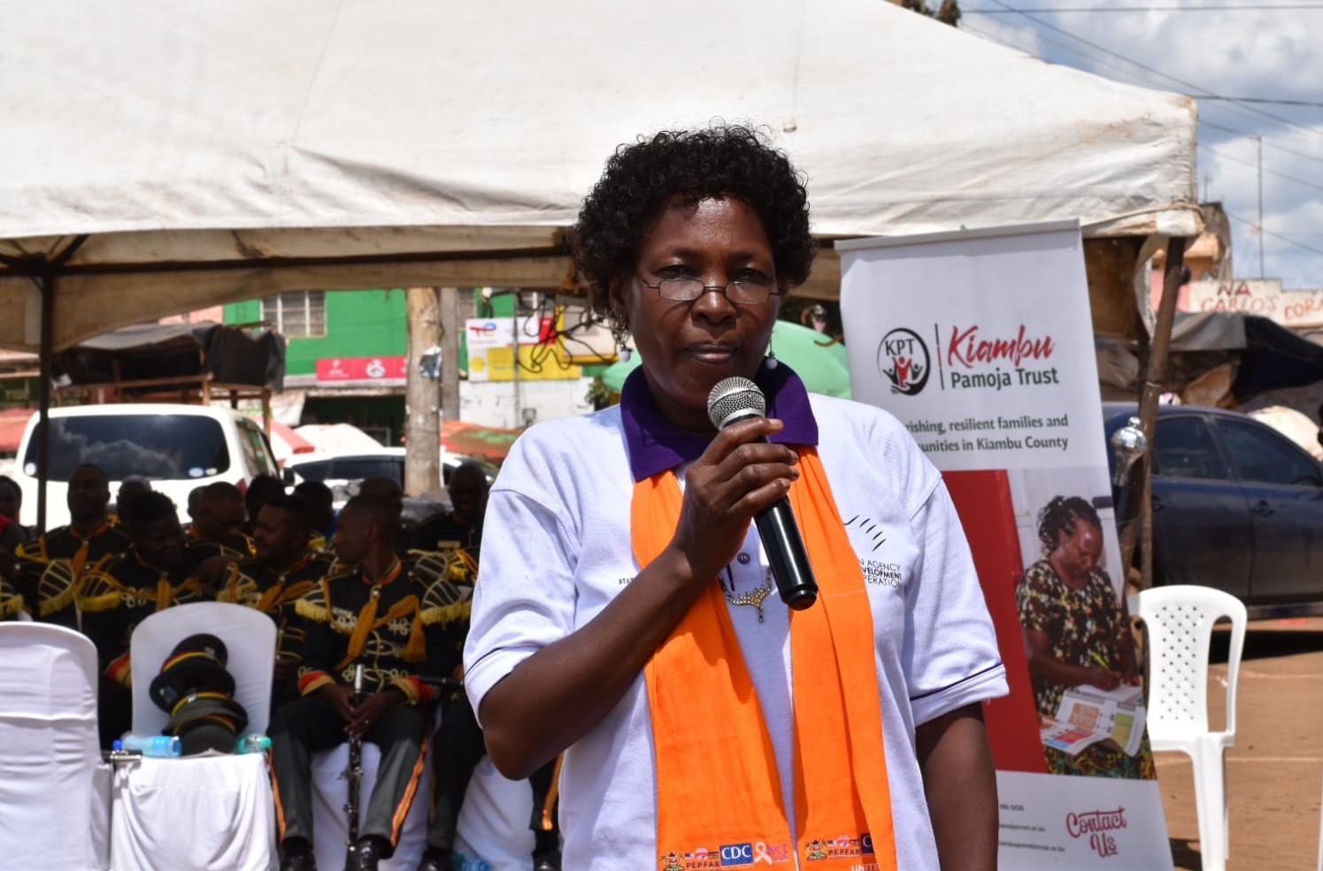 Olympia Karimi, the Kiambu Director for Gender and Affirmative Action.  Photo/ Sylvia Wanjohi and John Kariba
