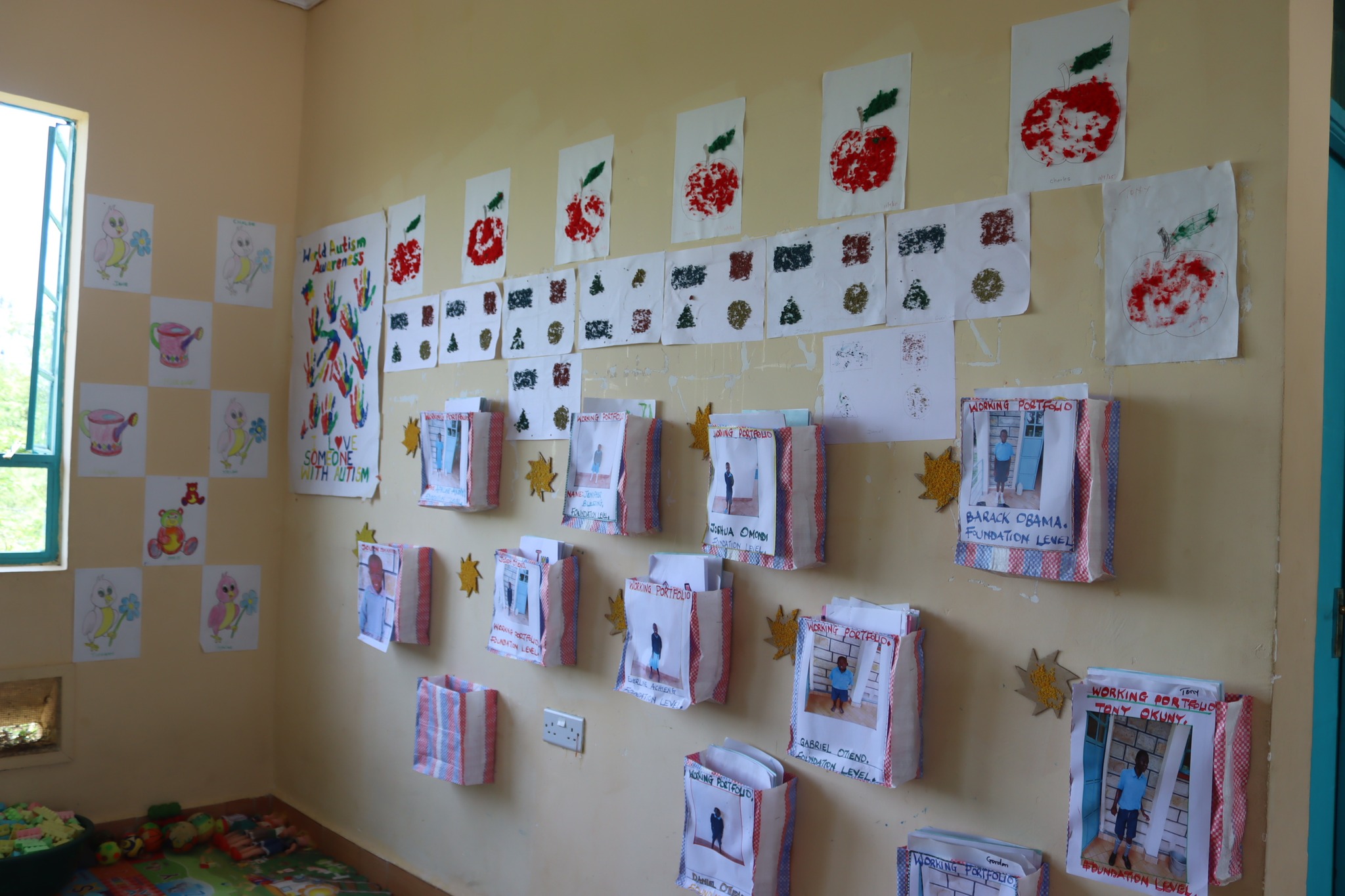 The inside view of the Special Education Classroom built by the KOICA at Ogwedhi PAG Primary School in Awasi, Nyando Sub-County, Kisumu County
