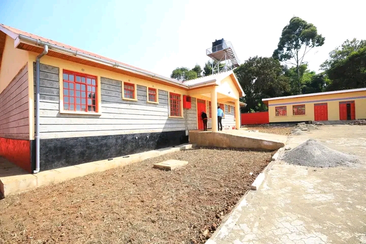 The ground view of the new Limuru Fire Station.