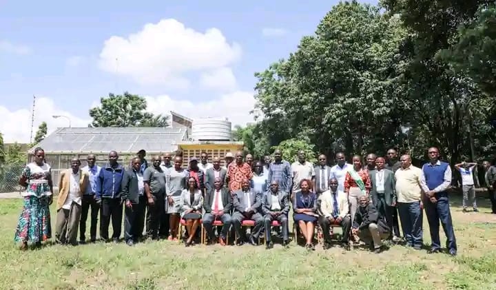 Attendees of public participation on management of forests in Kitui.