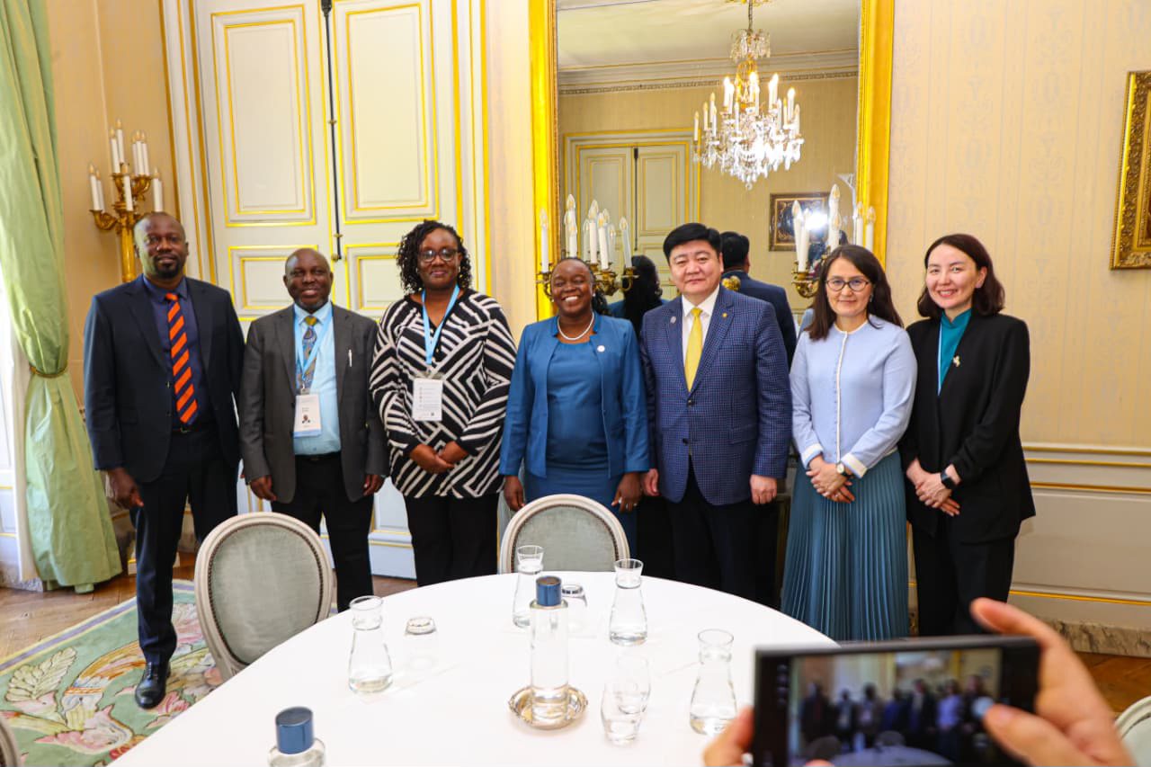 Delegations from Kenya and Mongolia, when they engaged in a high-level bilateral meeting on ways to deepen collaboration in environmental matters on the margins of the G7 Environment Ministers’ Meeting in Paris, France.