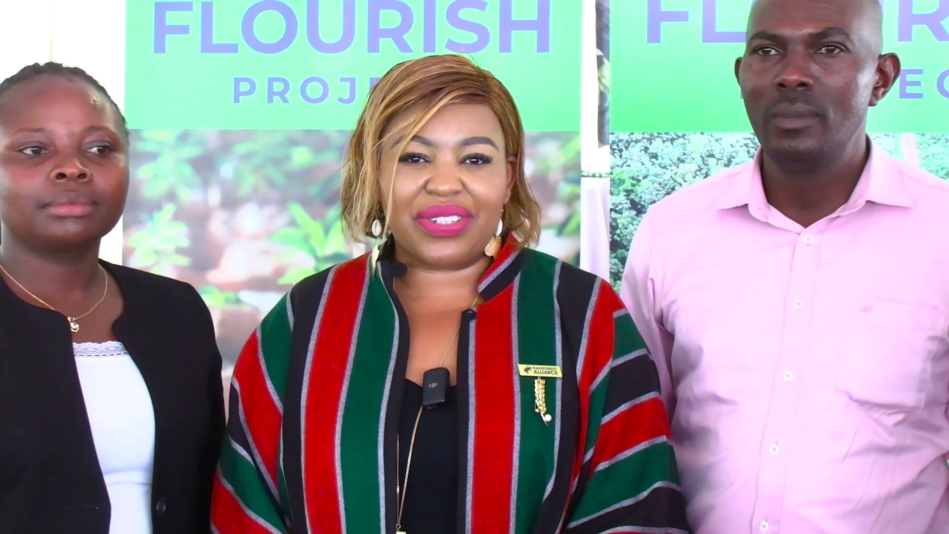  The Rainforest officials pose for a photo during the launch