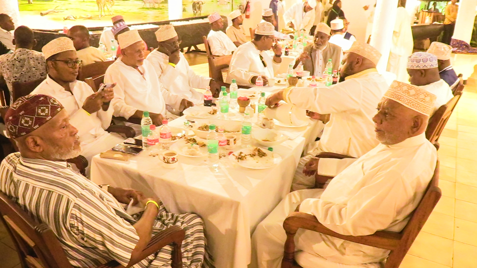Various leaders and Muslim faithful gather for an Iftar dinner at a Malindi hotel. It was graced by the Prime Cabinet Secretary Musalia Mudavadi among other leaders. Photo/BARAKA MWENI