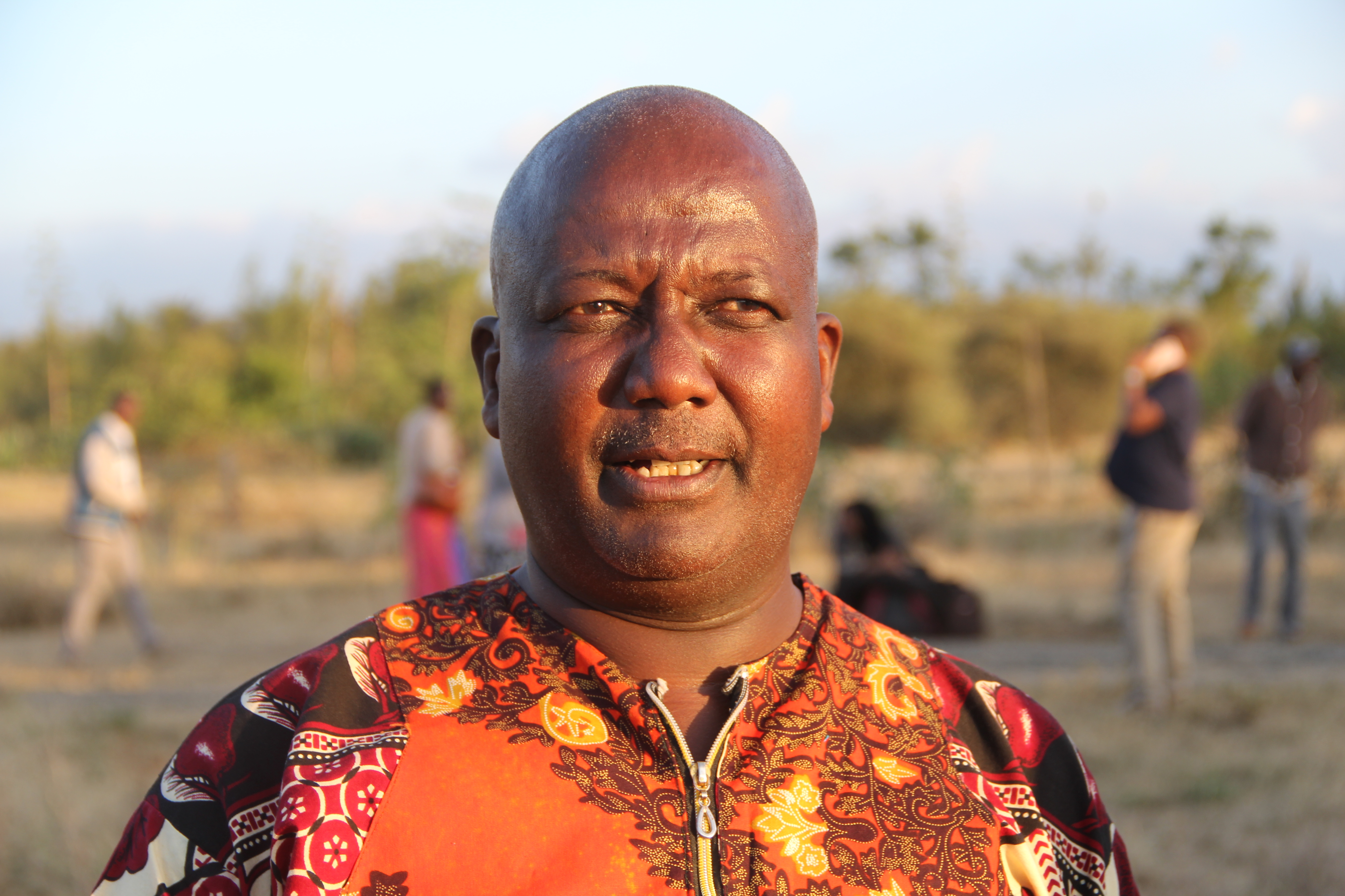 Indigenous Movement for Peace Advancement and Conflict Transformation (IMPACT). Director of programmes John Ting’oi speaking to the media in Jua kali, Laikipia East. He says four Moran groups had benefitted with Sh800, 000 to start their businesses and cease cattle rustling
