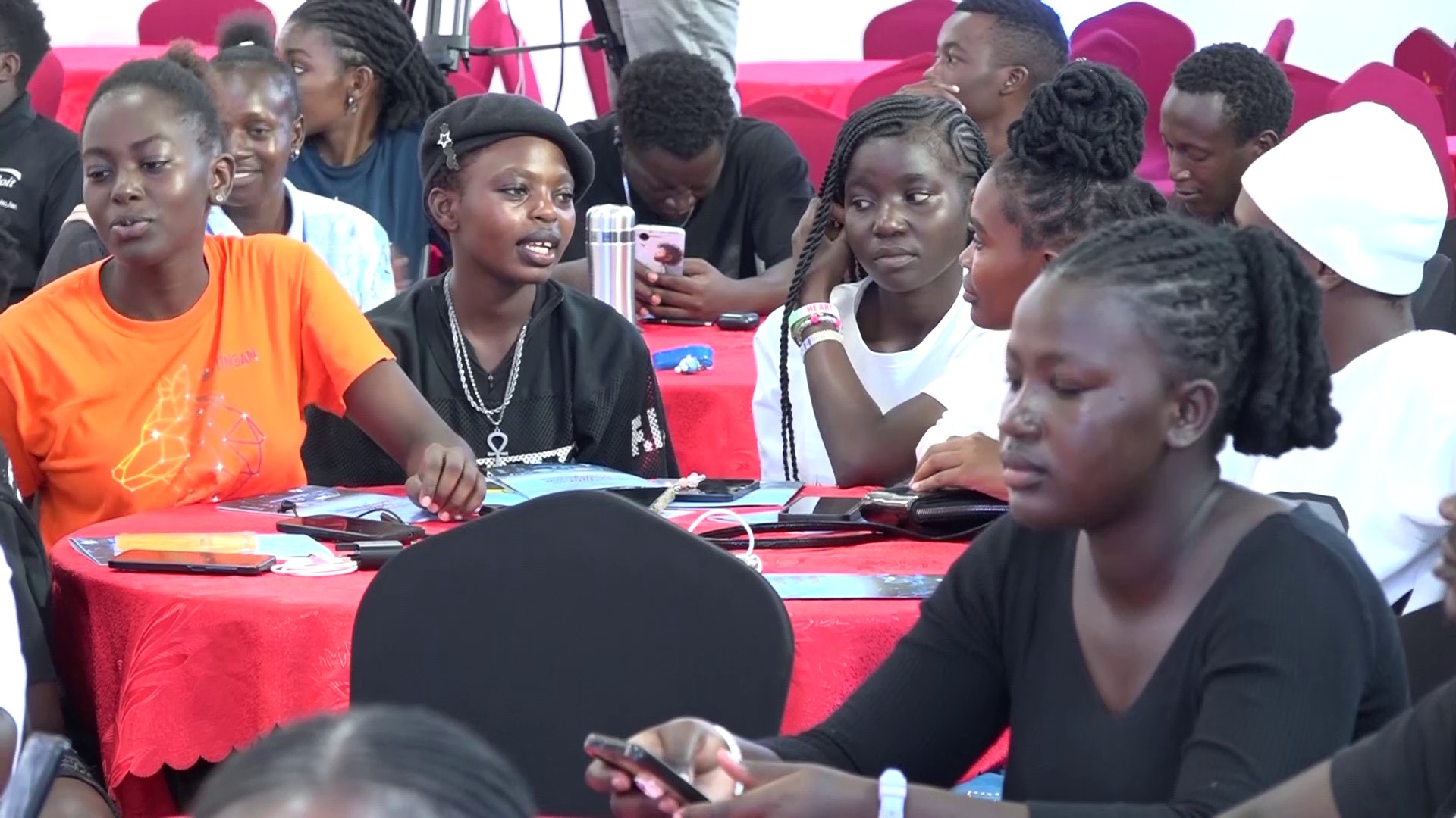 Some of the participants of a workshop for creatives organised by KECOBO in Siaya.