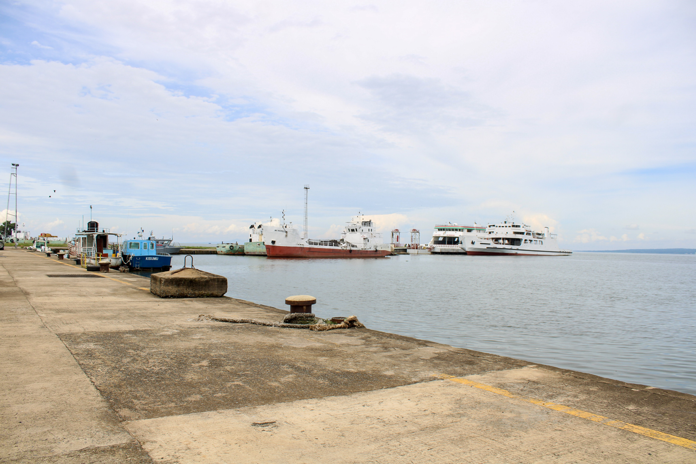 A section of the Kisumu Port