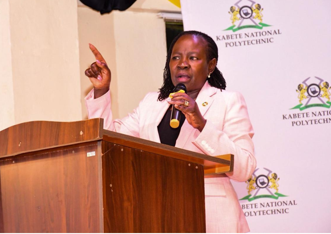 TVET Principal Secretary Dr Esther Muoria during a dinner marking the first cohort’s final assessments under the Signet Institute of Australia programme at Kabete National Polytechnic on August 27, 2026.