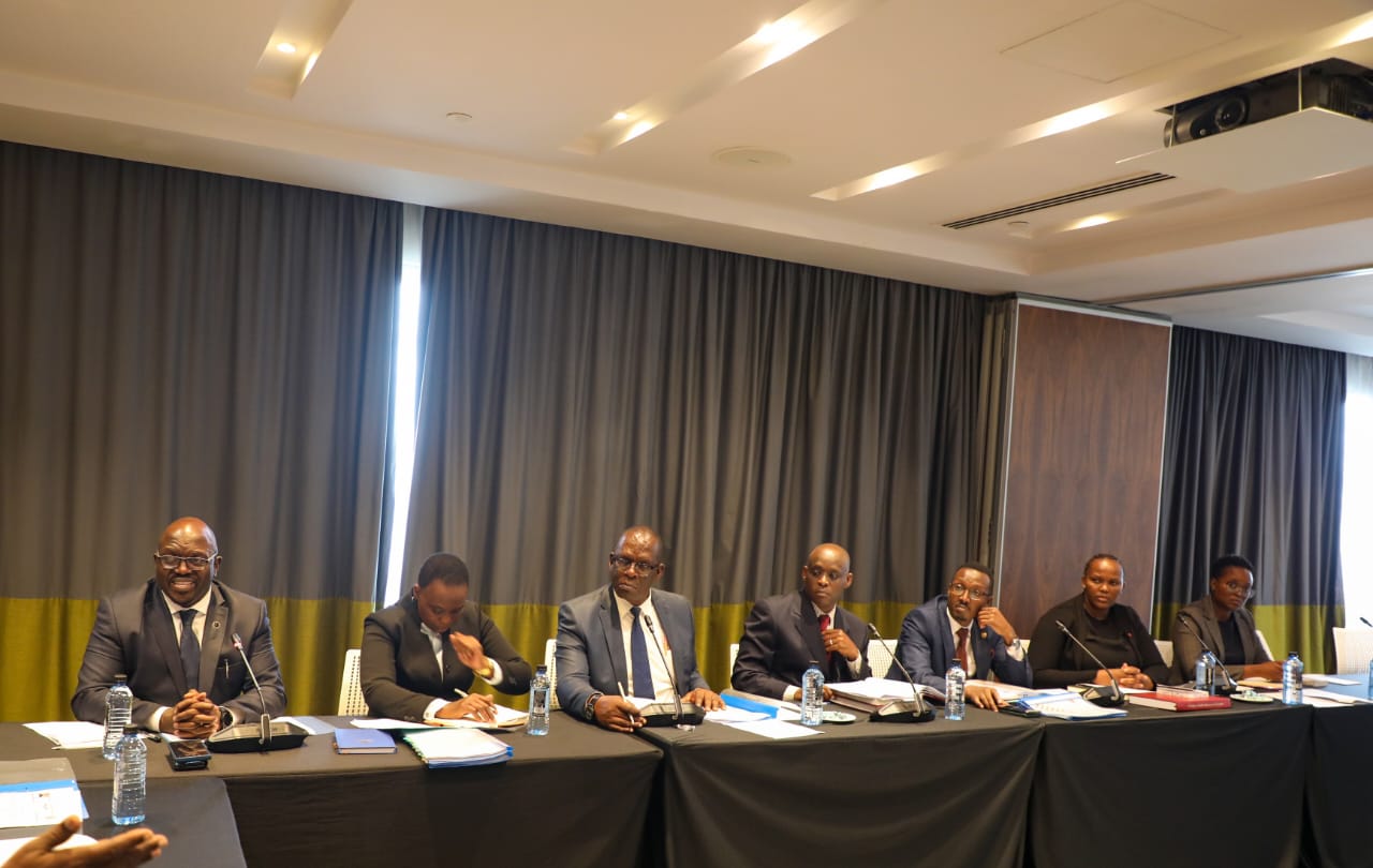 NPSC Chief Executive Officer Peter Leley and other commissioners.