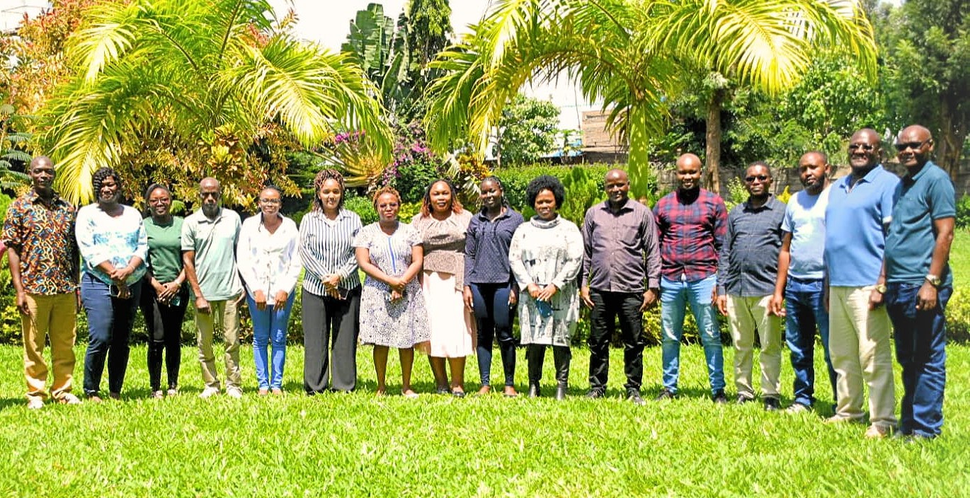 A group photo of participants during a review meeting on a proposed supplemental loan agreement with KfW Development Bank to scale up the Drought Resilience Programme in Northern Kenya (DRPNK). PHOTO: ESTHER MAKU