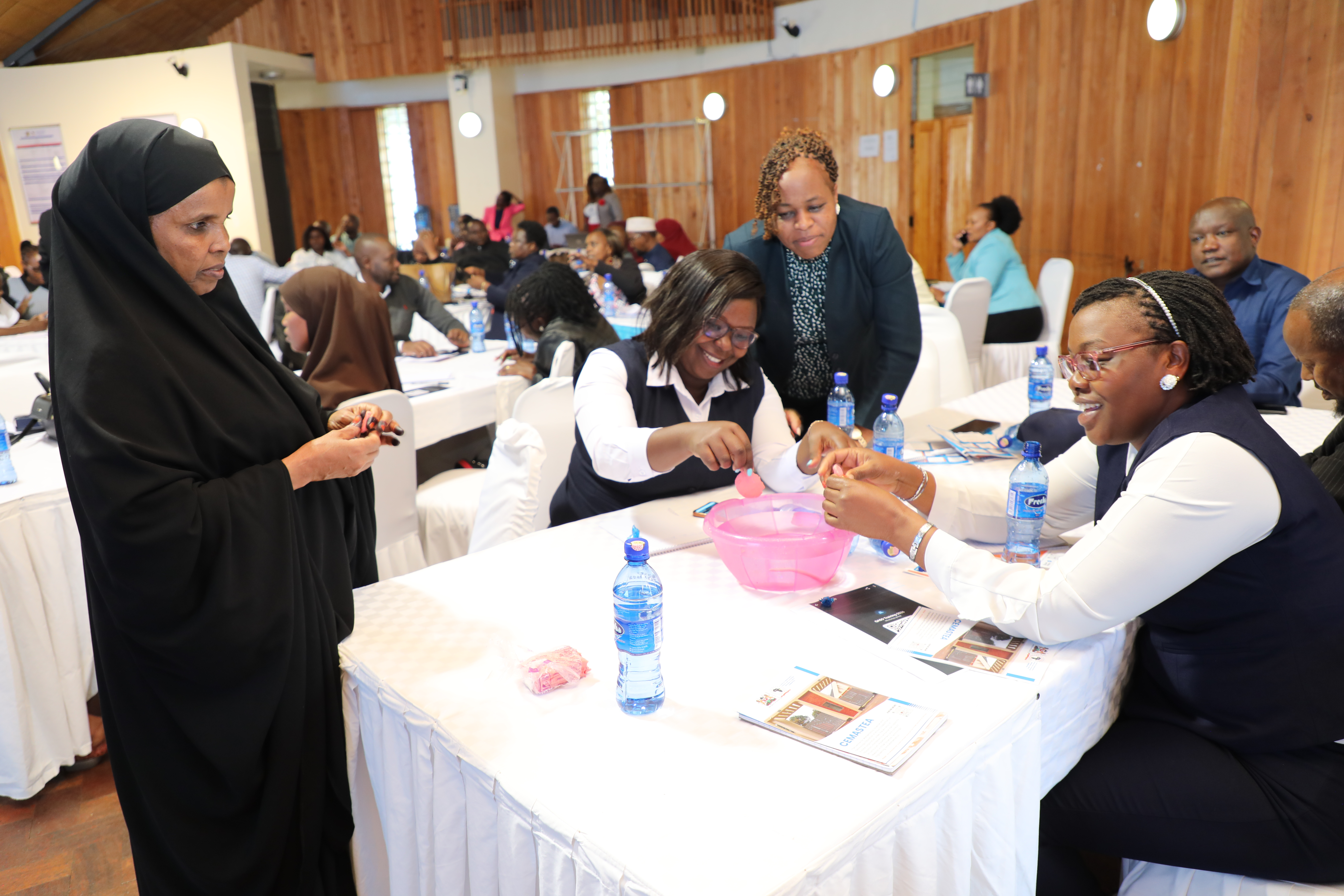 Participants follow proceedings during a three-day training programme for Quality Assurance and Standards Officers (QASOs) in Karen, Nairobi, aimed at enhancing their capacity to monitor and support teachers of STEM subjects for effective implementation of Competency-Based Education.