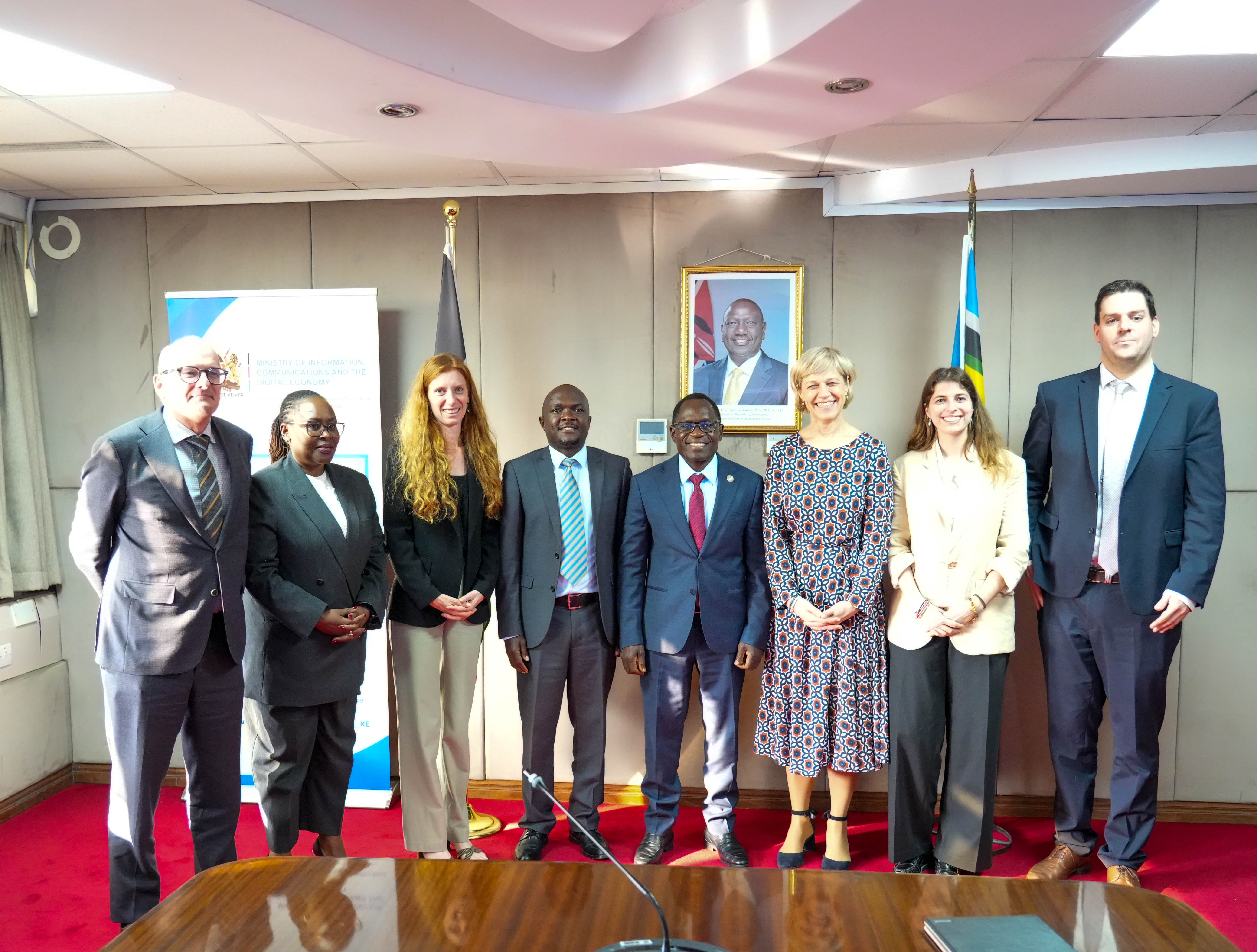  Principal Secretary Stephen Isaboke, Deputy Director-General Renate Nikolay, Temesi Mukani, Secretary for Information and Broadcasting, Patricia Terer Ondeng, Secretary for Public Communication with the EU (1).jpg
