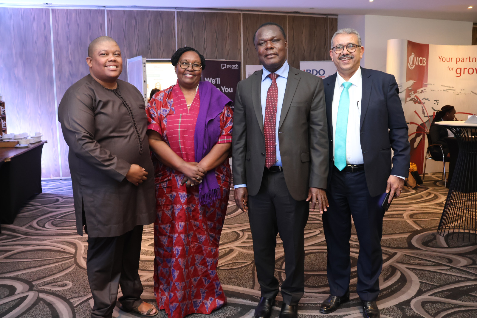 1. Industry PS, Dr. Juma Mukhwana addressing partici- pants during the 5th –India-Africa Entrepreneurship & Investment Summit in Nairobi.