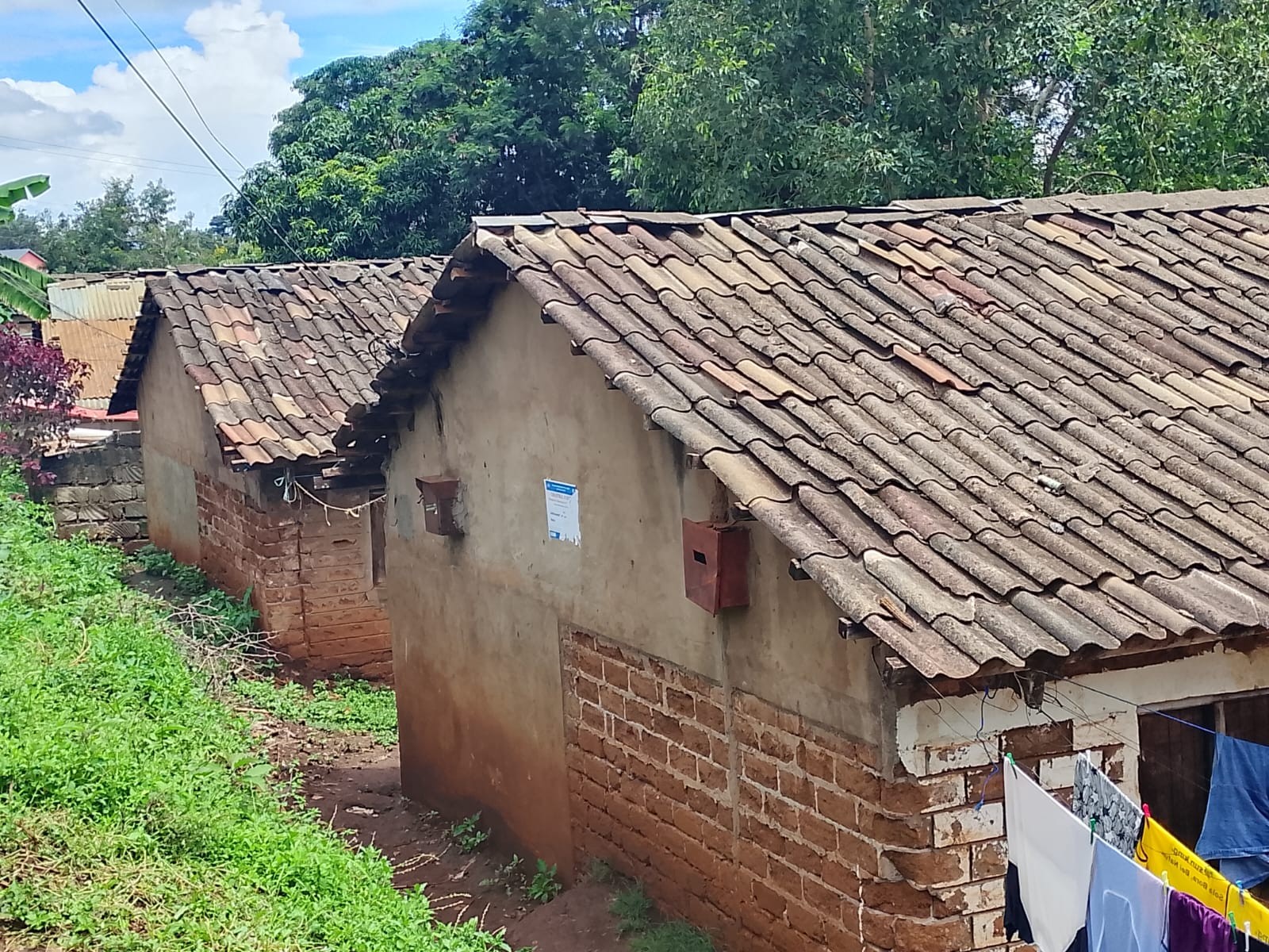 Some of the informal houses in the Majimbo area in Manyatta are in deplorable conditions, and residents cannot wait to receive their titles and also partner with the government to build better houses.