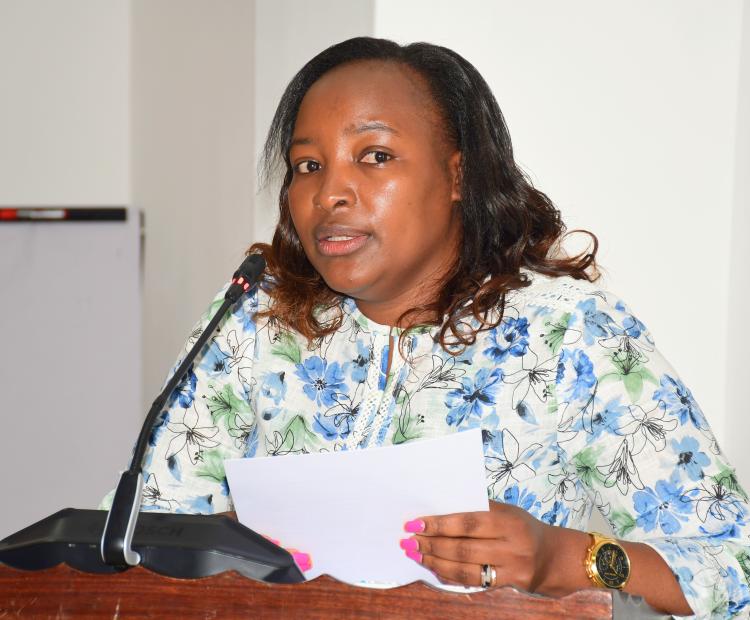 Principal Secretary (PS) State Department for Devolution Teresia Mbaika.