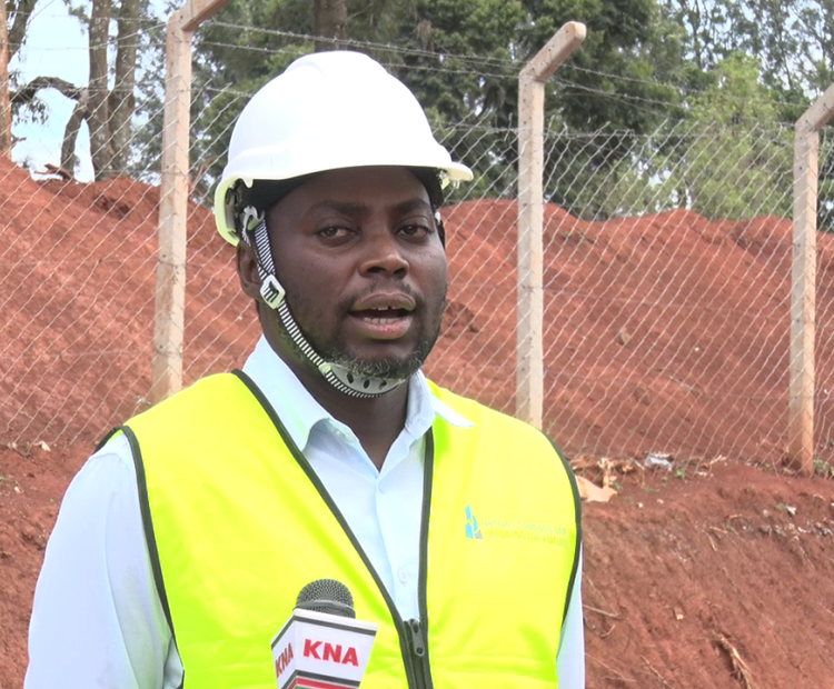 The Kakamega County Coordinator of the Second Kenya Informal Settlements Improvement Project (KISIP 2) Kelvin Marangu.