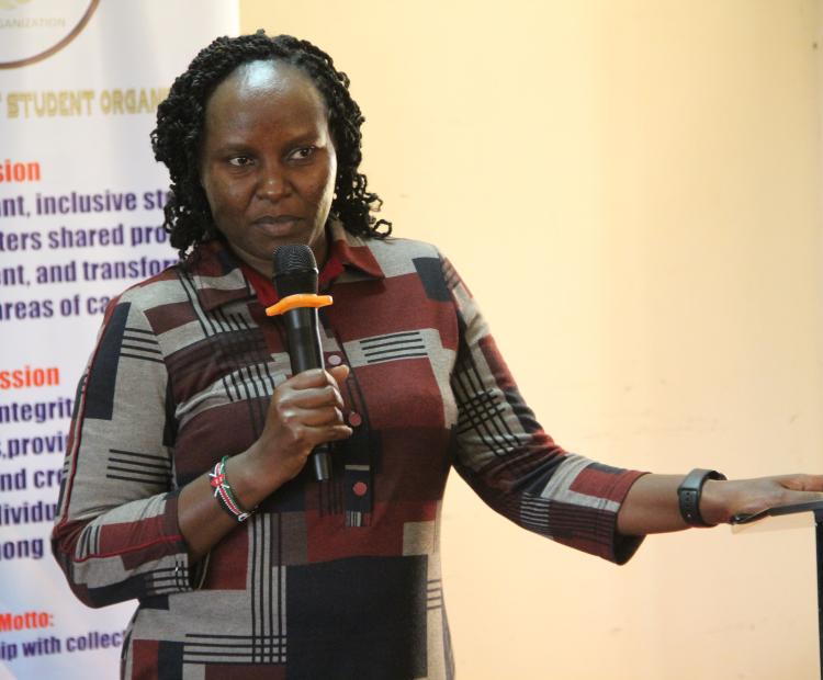 Ag.Executive Director-  National Council for  Persons with Disabilities,  Eva Njoroge. Photo/ Ekuwam Sylvester