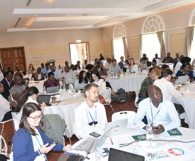 Participants at a workshop in Nakuru themed “Role of Sponge Cities in sustainable urban development,” that focused on promoting sustainable social, economic, and water climate resilience to accelerate climate change adaptation.   