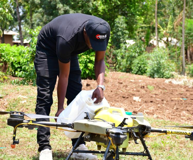  Launch of Anti- malaria campaign in Busia County by deploying drone services.