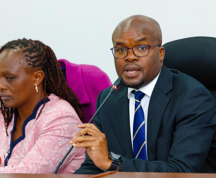 Internal Security and National Administration Principal Secretary Dr. Raymond Omollo.