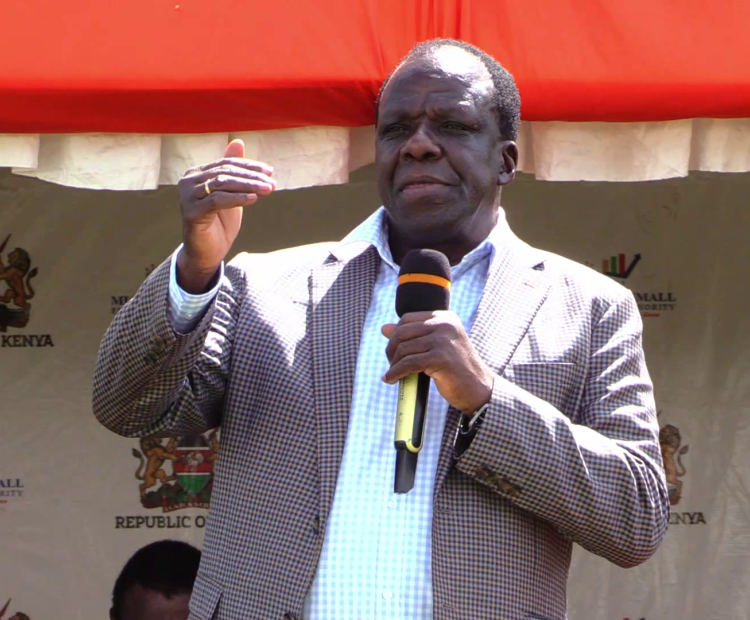 Cooperatives and Micro and Small Enterprises Cabinet Secretary Wycliffe Oparanya 