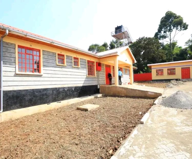 The ground view of the new Limuru Fire Station.