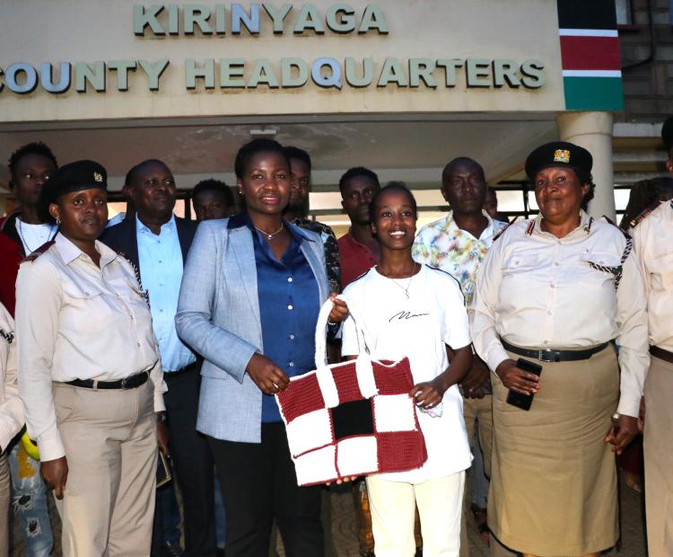 State Department of Micro, Small, and Medium Enterprises (MSMEs) Development PS Susan Mang’eni  addresses media after a NYOTA beneficiaries mentorship session