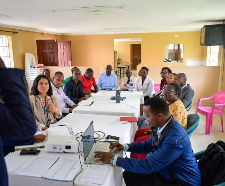 A meeting between officials from Nakuru County Department of Health and a delegation from Johnson & Johnson to deliberate on the mental health referral pathway from the community to health facilities.