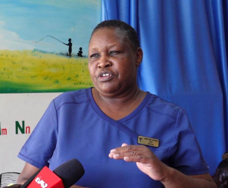 Carolyne Adongo, Director of Nursing Services at the County Referral Hospital speaks about how a playroom is speeding recovery in children.
