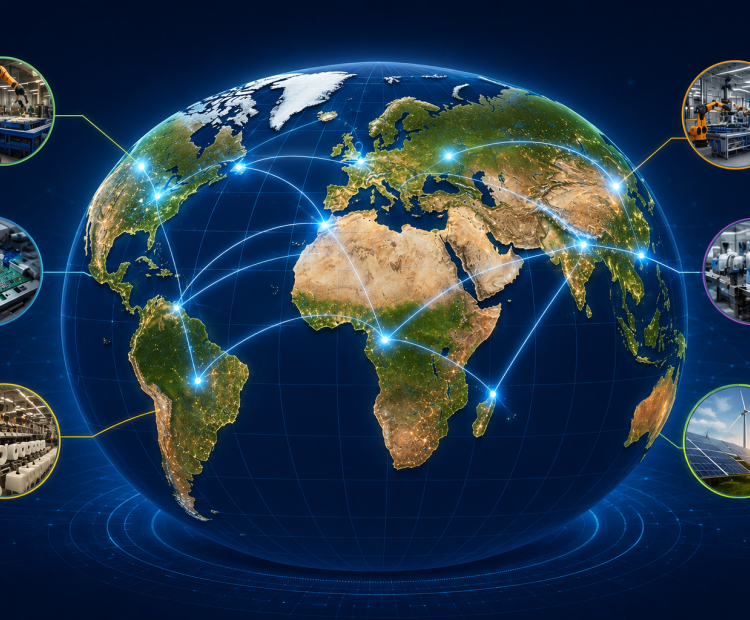 An illustration of global markets
