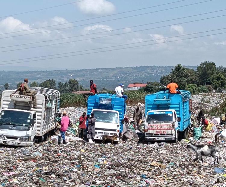 Giotto Dumpsite, where the Nakuru County Government is set to establish a modern Material Recovery Center (MRC). PHOTO BY MUTUMA